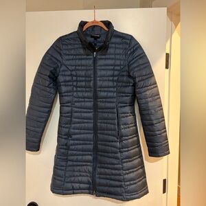 Patagonia Navy Fiona Long Puffer Coat